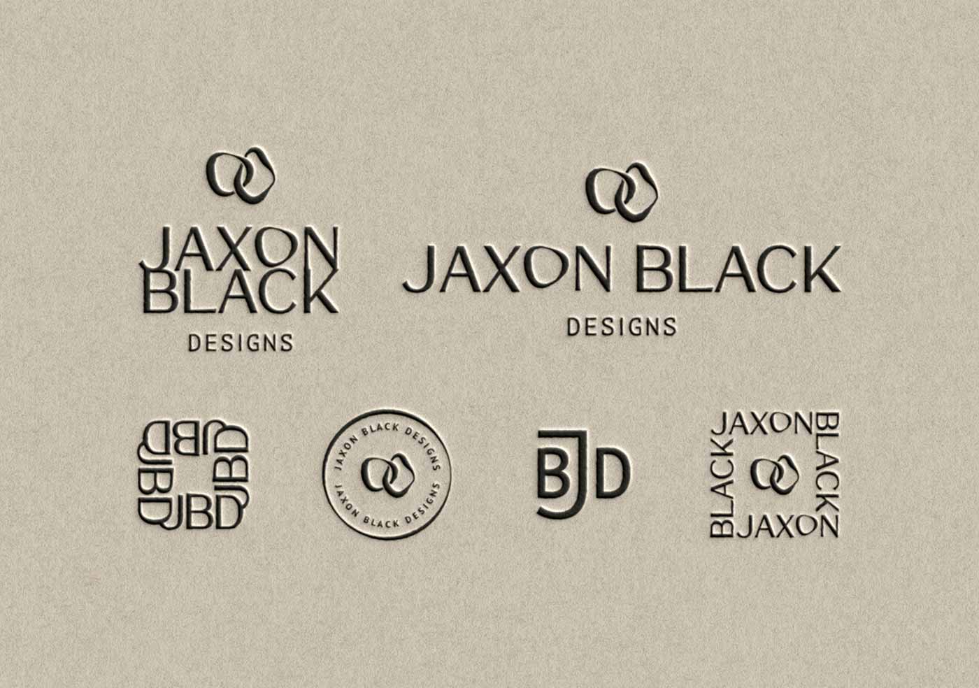 Logo Suite for Jaxon Black Designs by Everwest Design Studio in Bend, Oregon