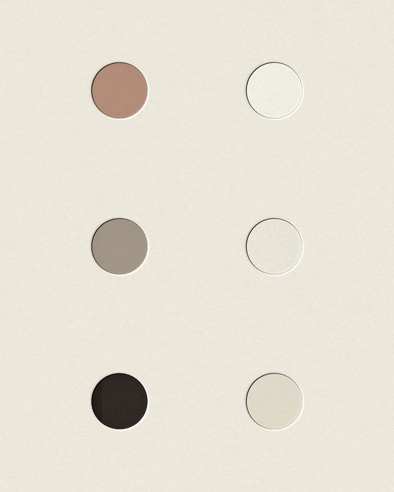 Dental Beauty Brand Mauve Neutral Color Palette