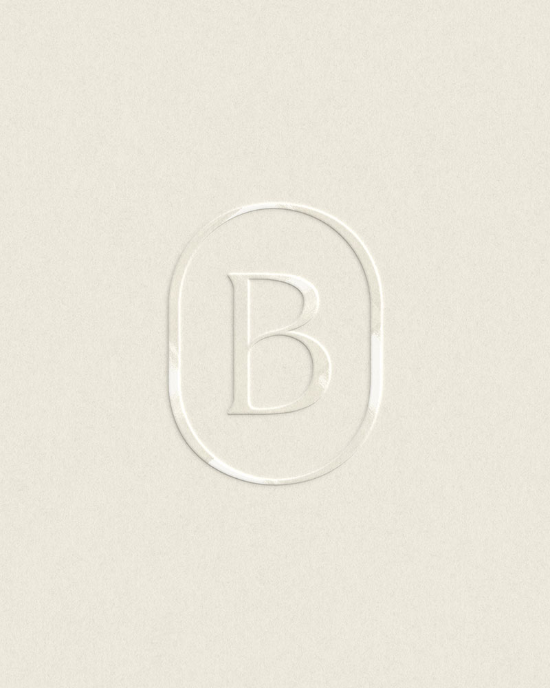 Blanco Teeth Whitening Studio Beauty Brand Letter B Monogram Logo Design